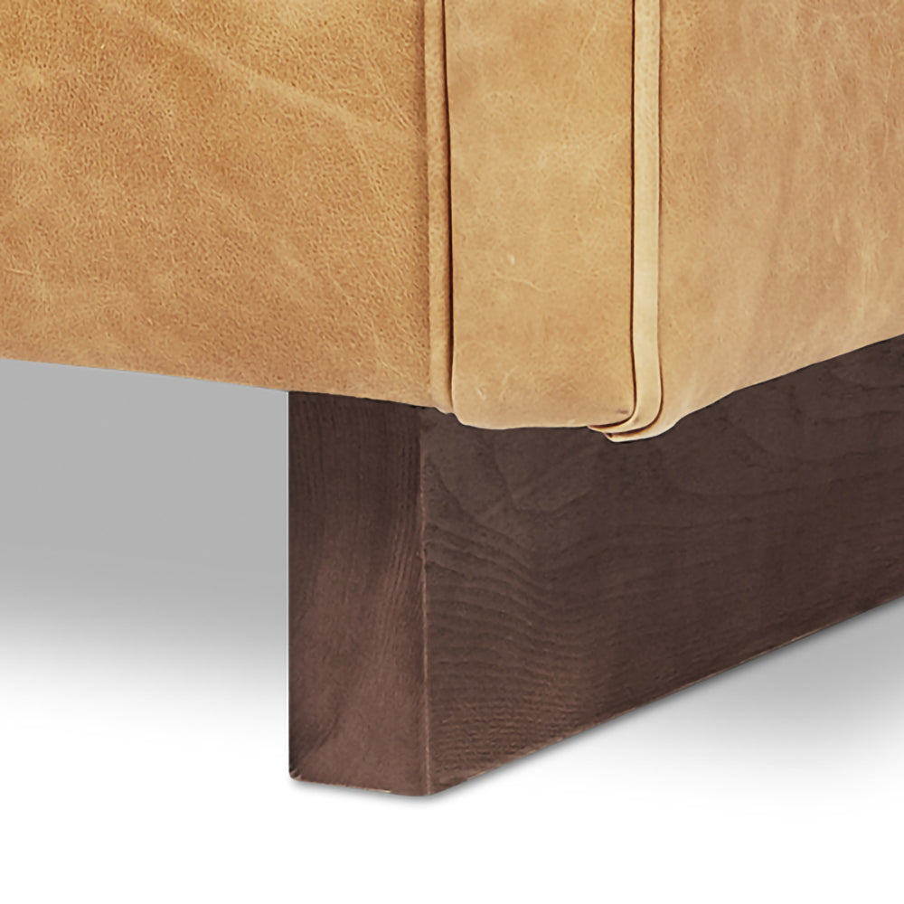 Gus Wallace Sofa Chair - Canyon Whiskey Leather