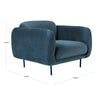 Gus Nord Sofa Chair - Casella Slate