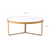 Princeton Coffee Table - White Marble