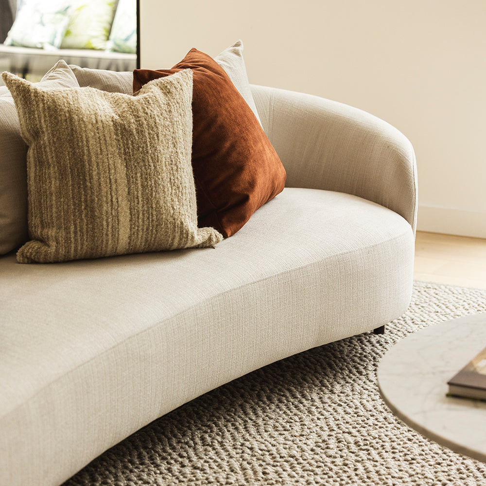 Freya 4 Seater Sofa - Silver
