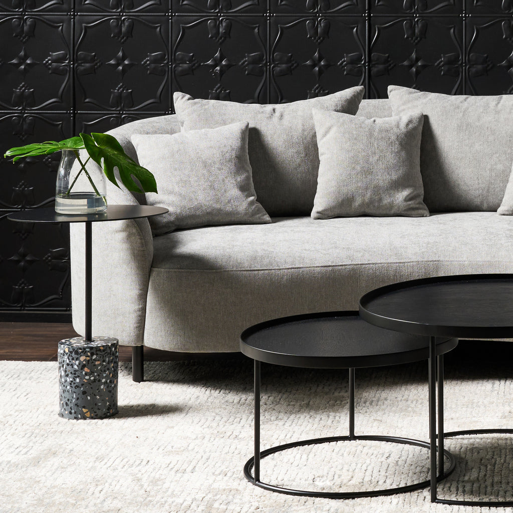 Freya 4 Seater Sofa - Silver
