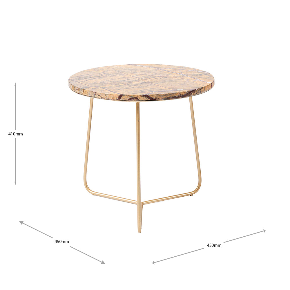 Polly Coffee Tables - Moka Marble