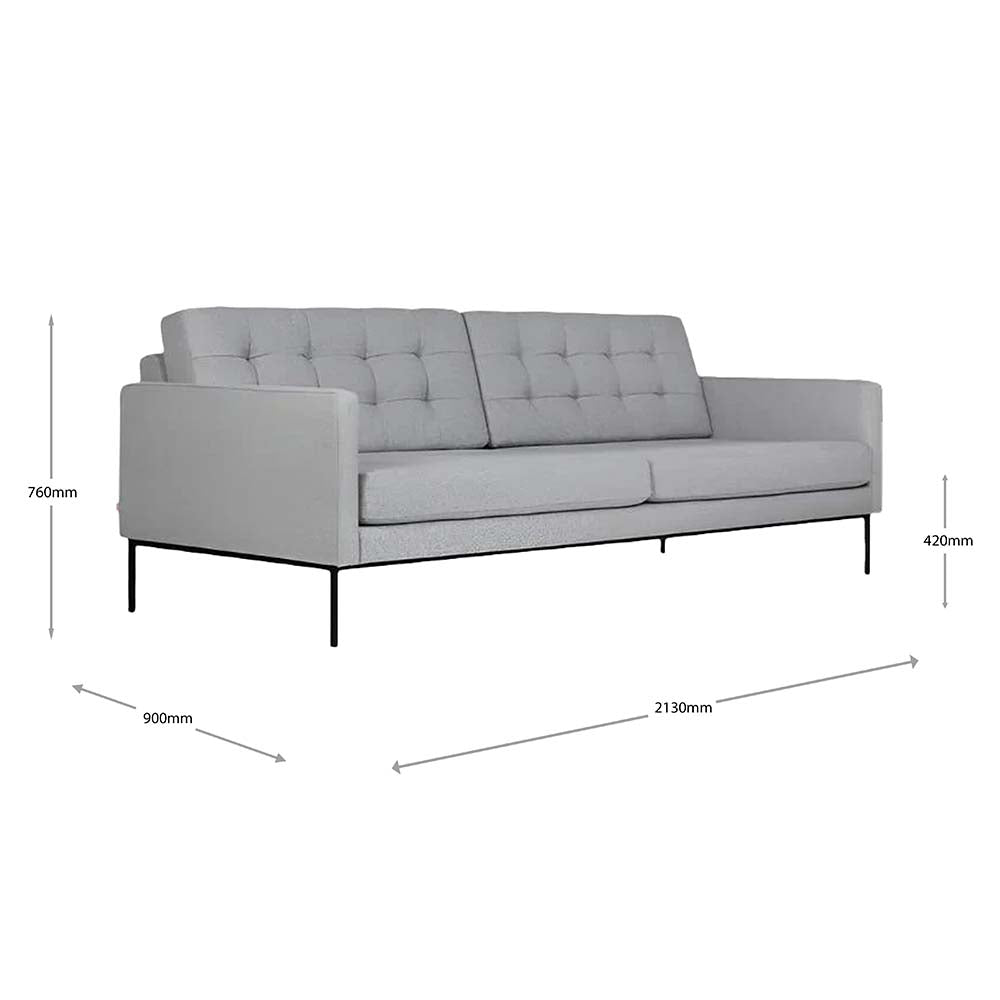 Gus Towne Sofa - Parliament Stone