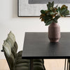 Cecil Dining Chair - Olive Green Recycled Leather