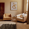 Gus Wallace Sofa Chair - Canyon Whiskey Leather