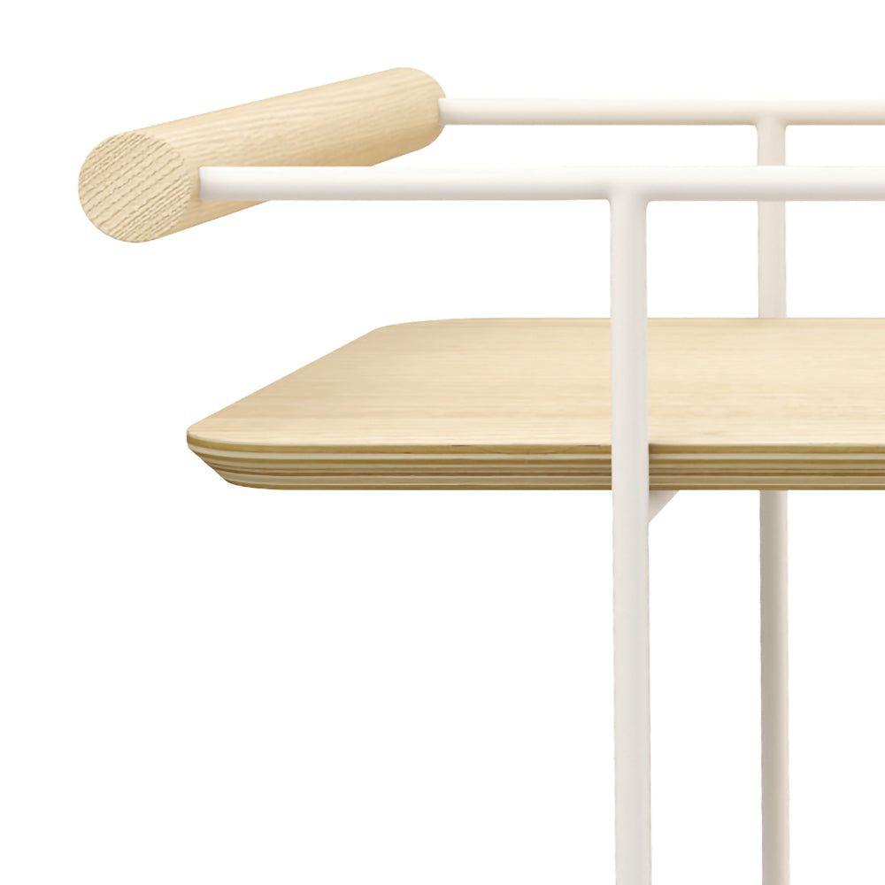 Gus Arcade Bar Cart - Swan