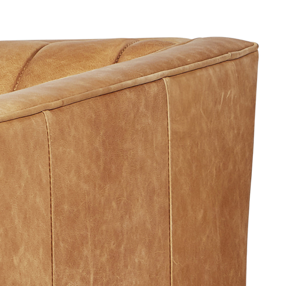 Gus Wallace Sofa Chair - Canyon Whiskey Leather