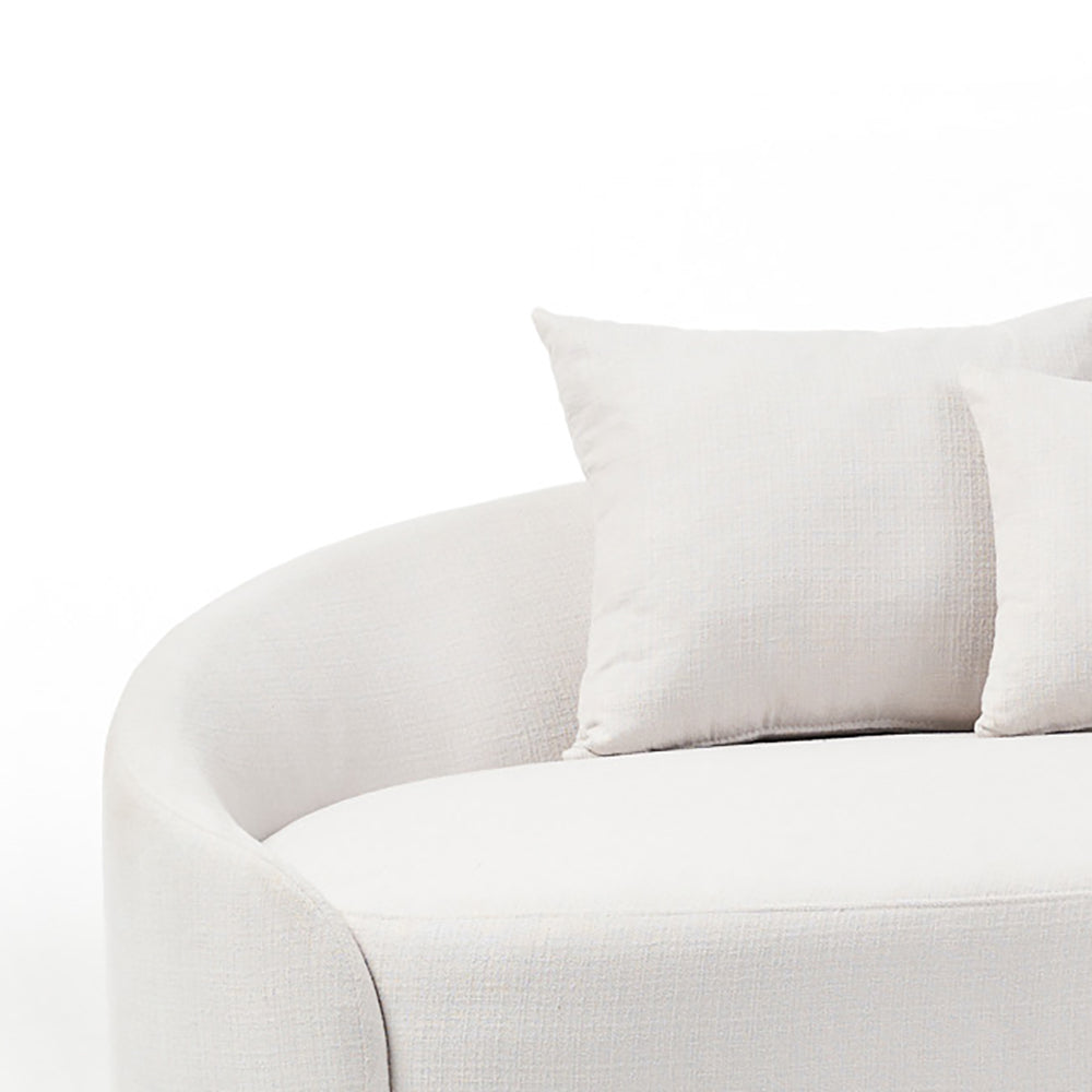 Freya 4 Seater Sofa - Silver