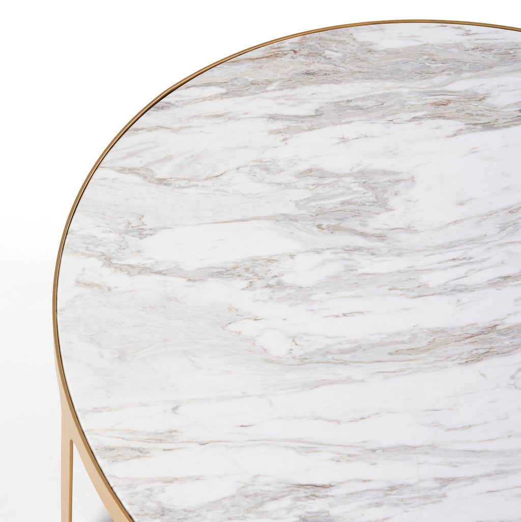 Princeton Coffee Table - White Marble