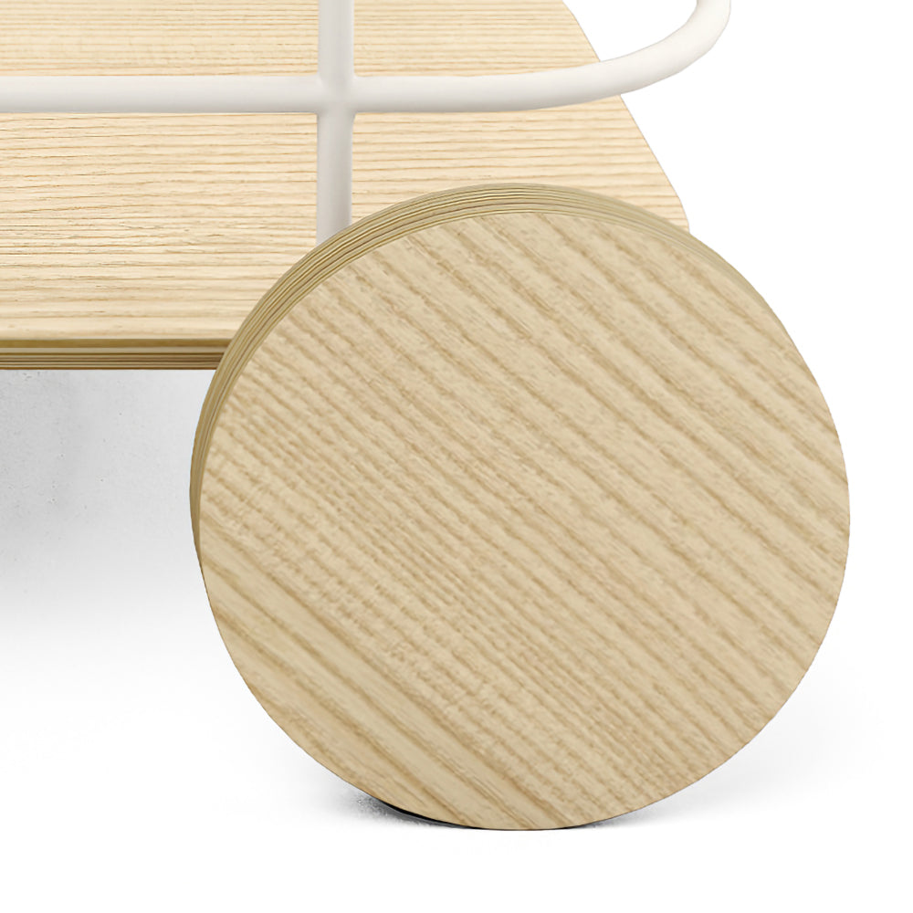 Gus Arcade Bar Cart - Swan