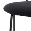 Betty Barstool - Black Velvet/Rattan
