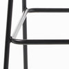 Betty Barstool - Black Velvet/Rattan
