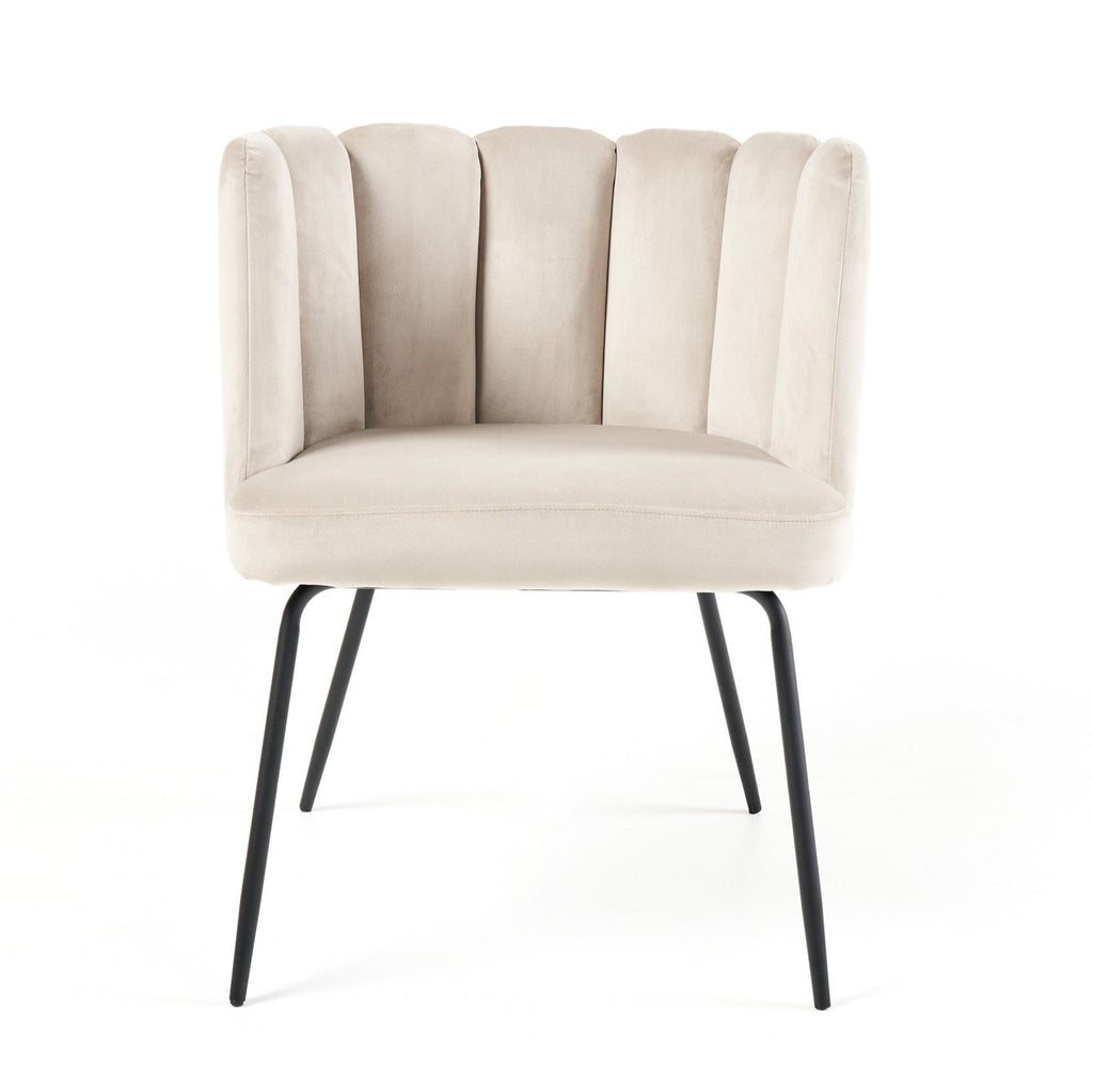 Bubble Chair - Bone Velvet