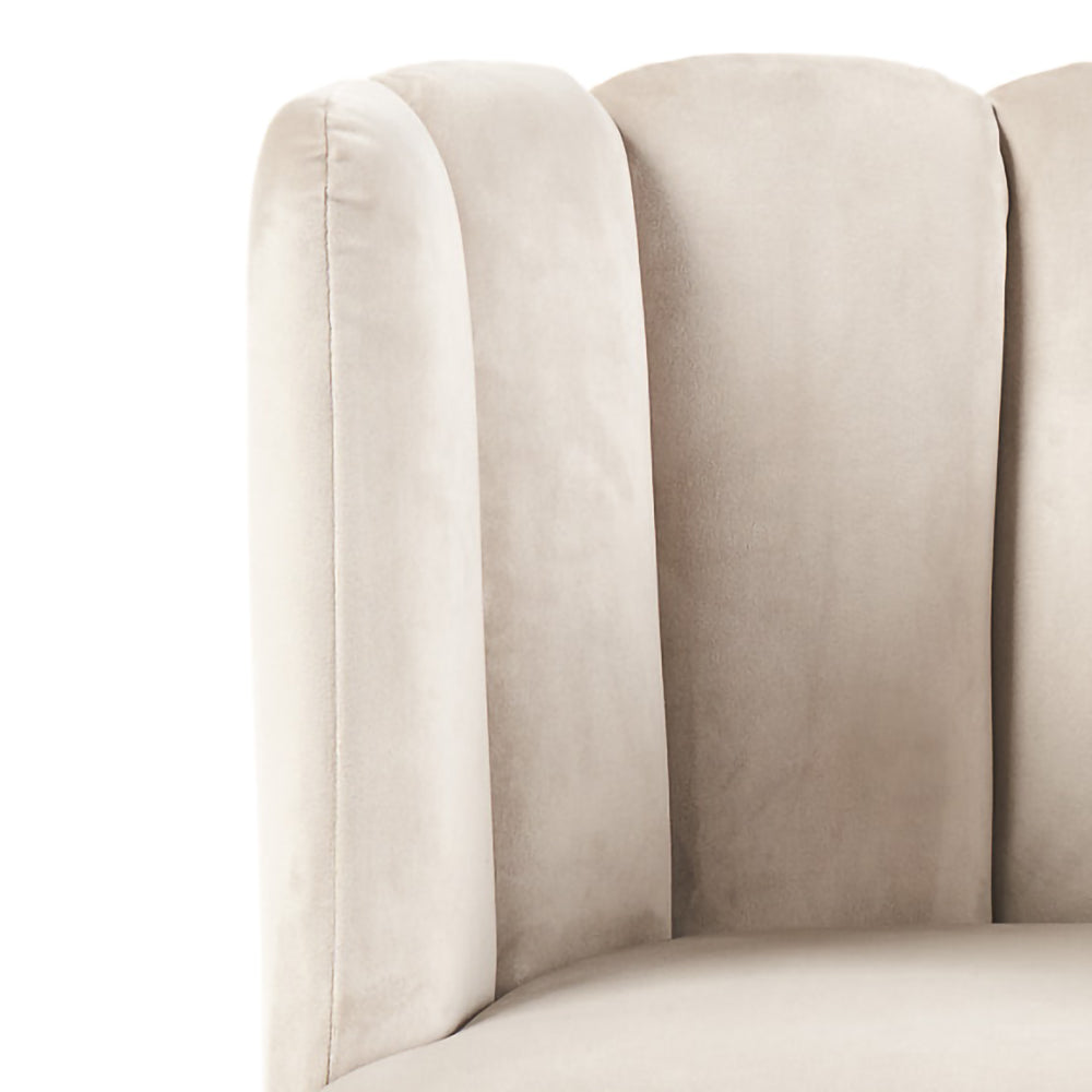 Bubble Chair - Bone Velvet