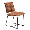 Cecil Dining Chair - Cognac Recycled Leather