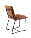 Cecil Dining Chair - Cognac Recycled Leather