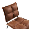 Cecil Dining Chair - Cognac Recycled Leather
