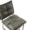 Cecil Dining Chair - Olive Green Recycled Leather