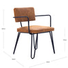 Chelsea Dining Chair - Cognac Recycled Leather