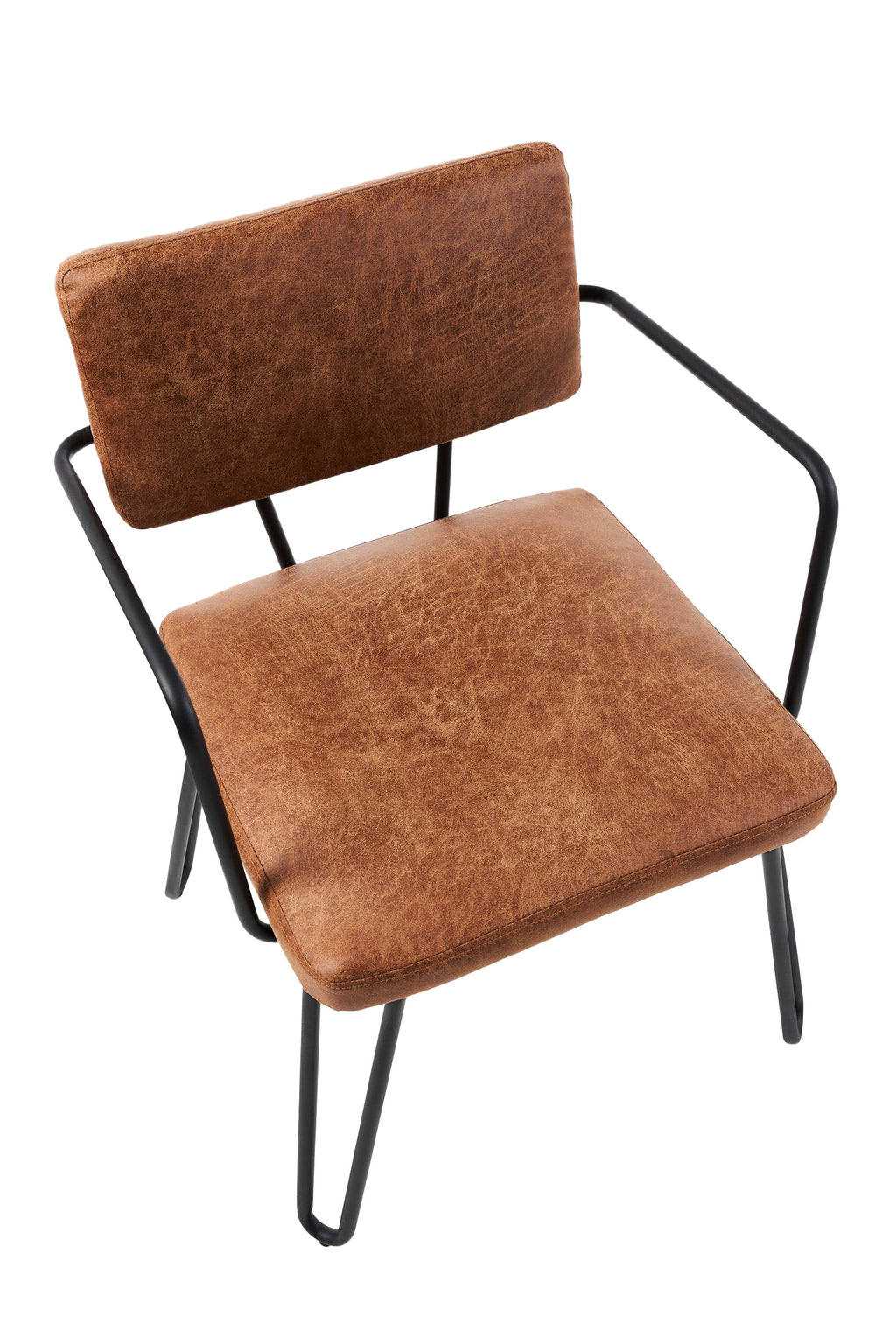 Chelsea Dining Chair - Cognac Recycled Leather