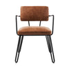 Chelsea Dining Chair - Cognac Recycled Leather