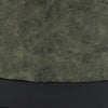 Hansel Ottoman - Dark Green Recycled Leather