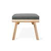 Gus Labrador Ottoman - Auckland Bluff Ash