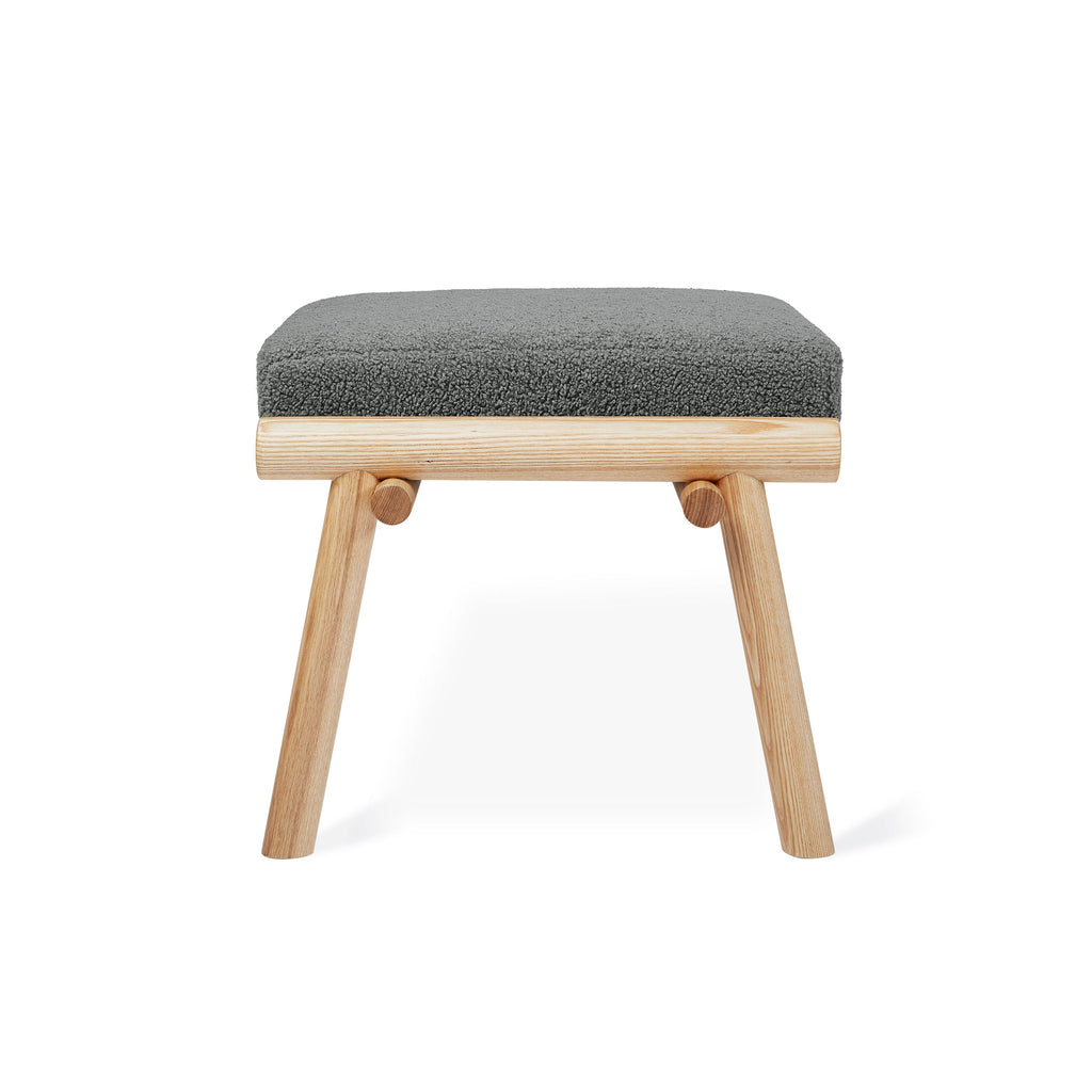 Gus Labrador Ottoman - Auckland Bluff Ash