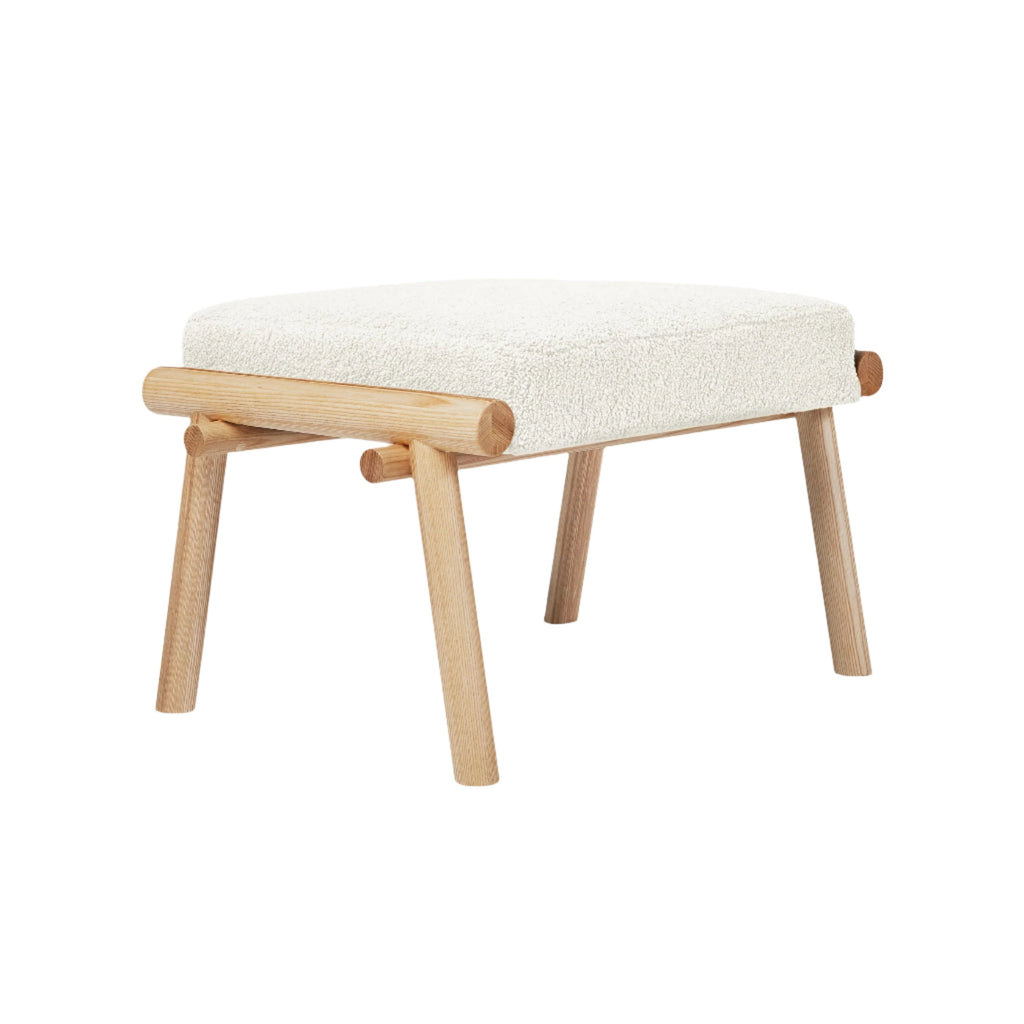 Gus Labrador Ottoman - Auckland Willow Ash