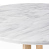 Victor Dining Table - White Marble / Ash