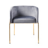 Genevieve Chair - Gunmetal