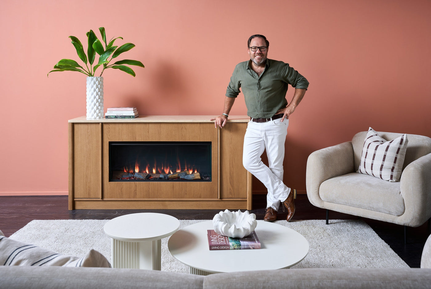 Practical Design With James Treble: Introducing A Fireplace You Can Move From Room To Room